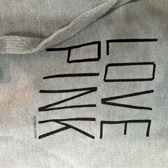 Pink by Victoria’s Secret Gray Hoodie - Picture 6 of 9